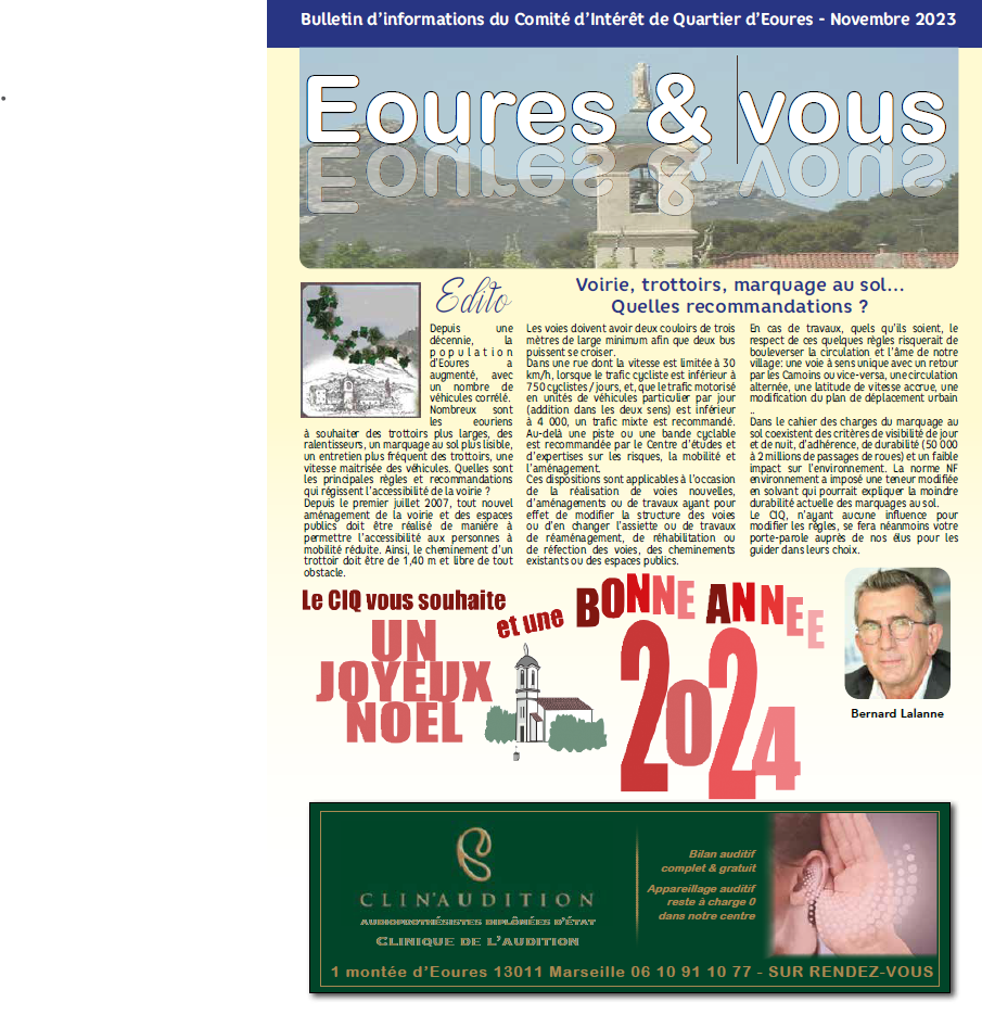 journal édition décembre 2023 - CIQ d'Eoures
